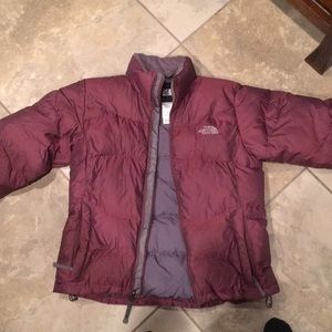 North Face Maroon jacket